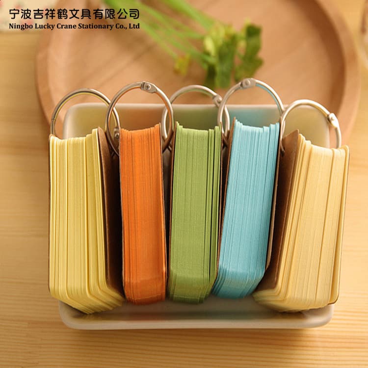 Portable Notebook Pocket Vocabulary Card Loose-leaf Cute Korean Creative Ring Memo Pad College