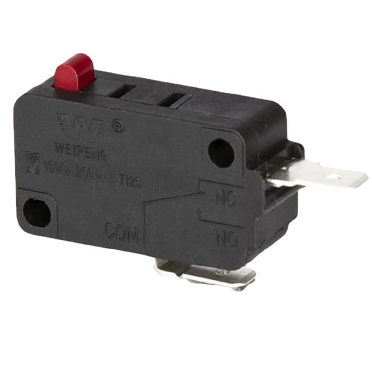 12A 250V high-current micro switch, wholesale water heater micro switch, high-power self-resetting switch