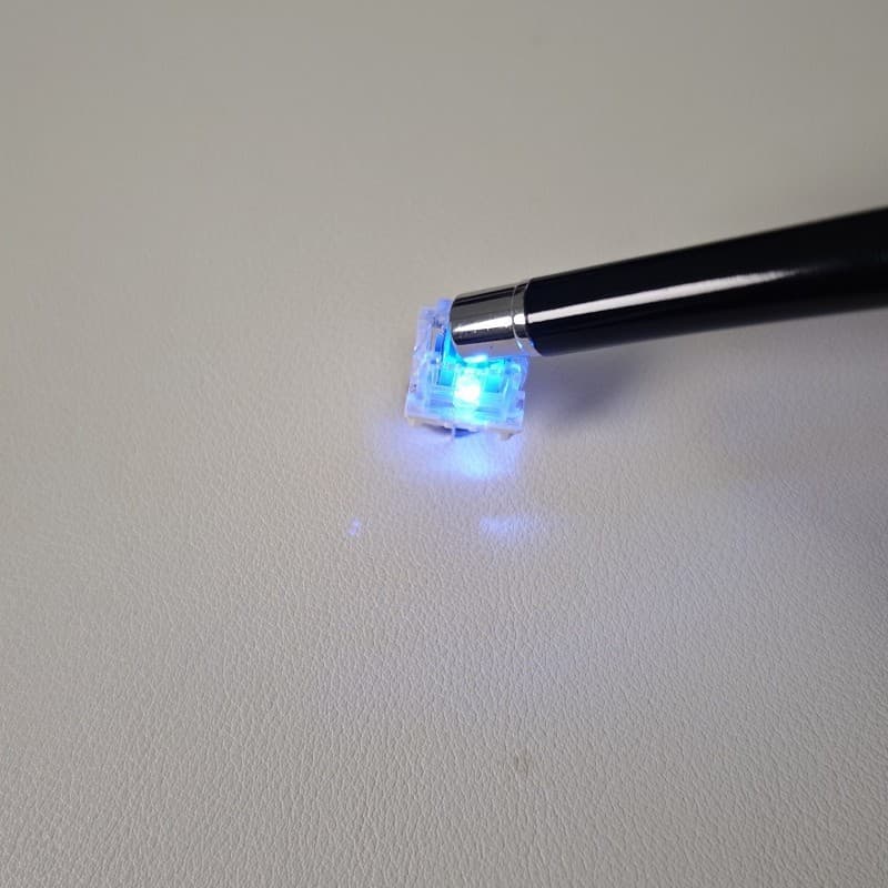 RGB Light Blue Switch LED Cross Shaft Gateron Red Switch Z Dustproof Switch Blue Switch Mechanical Keyboard Brown Switch Stress Relief Button