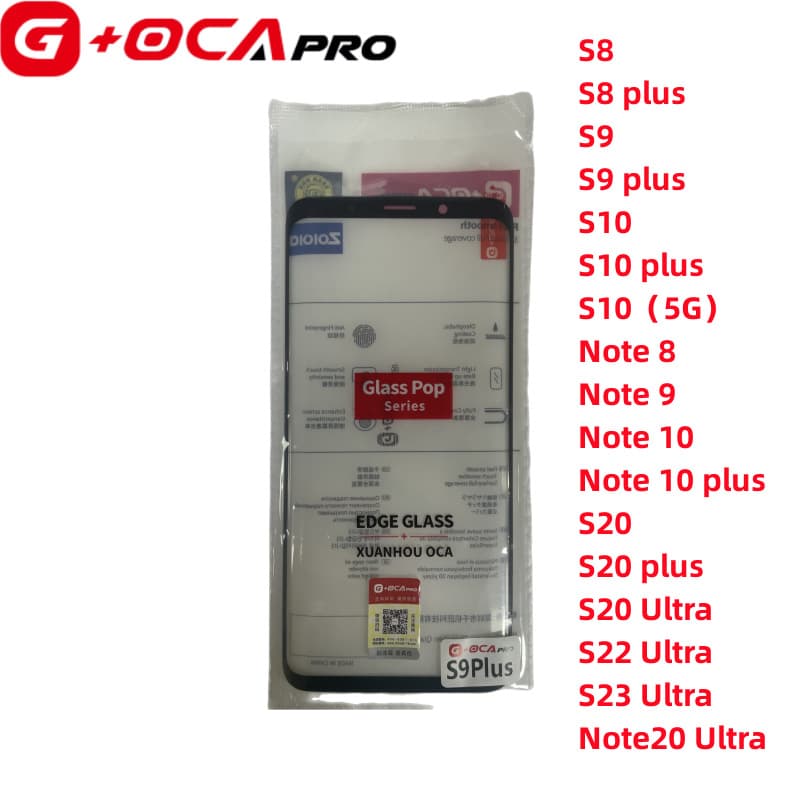 Samsung Curved Screen G+OCA PRO Original 1:1 Series Compatible with Note20U Foldable Outer Screen Z Fold 4