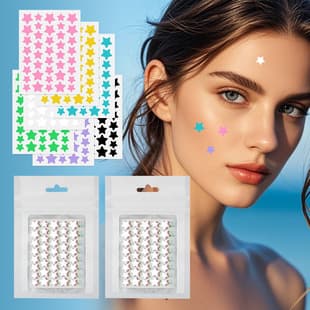 Cross-border Colorful Star Acne Patches, Repair and Fade Acne Scars, Hydrocolloid Concealing Acne Patches, Makeup-friendly Acne Stickers
