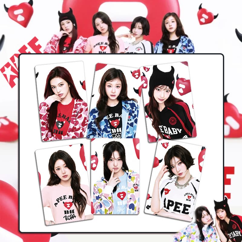 BABYMONSTER co-branded series photo cards, Zheng Yaxian peripherals, support photo cards, postcards, random cards