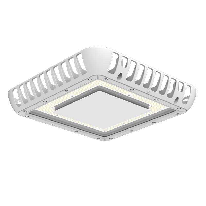 North American Die-cast US Standard LED Gas Station Light 100W 150W Surface-mounted Explosion-proof Gas Station Light Ceiling-mounted Canopy Light
