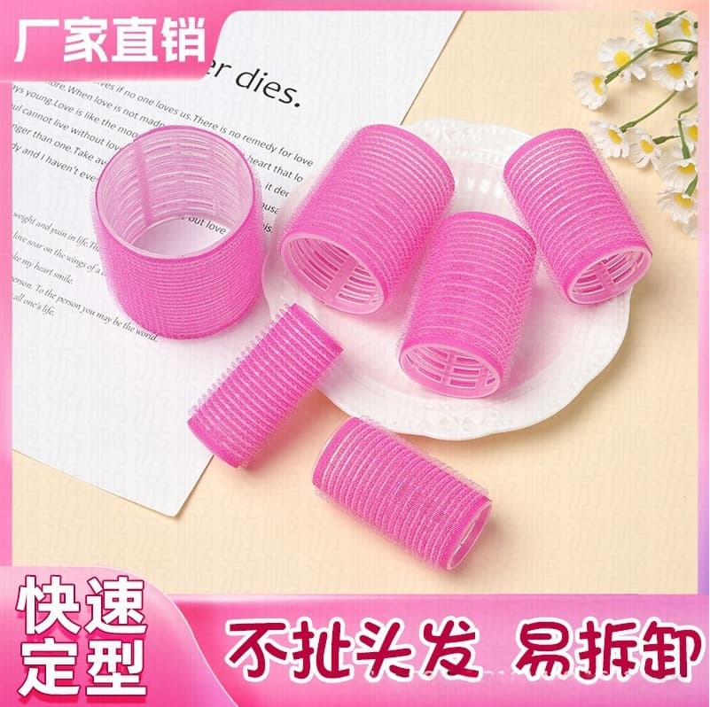 Multi-size curling barrel bangs curling artifact pear head curling tool simple self-adhesive curls hollow curls