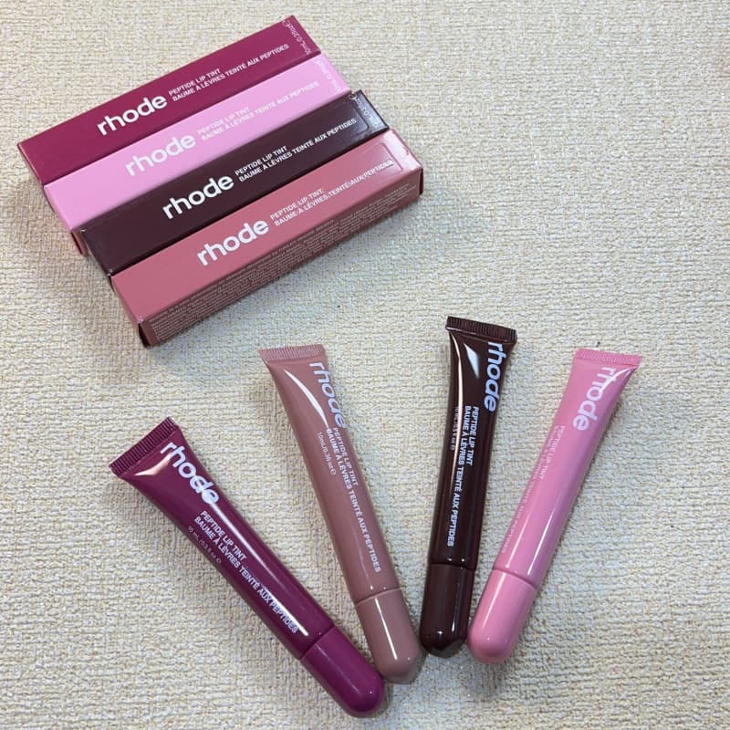 Cross-border Rhode Hailey lip balm, lip moisturizing balm, blush, nourishing lip care, trending US lip gloss