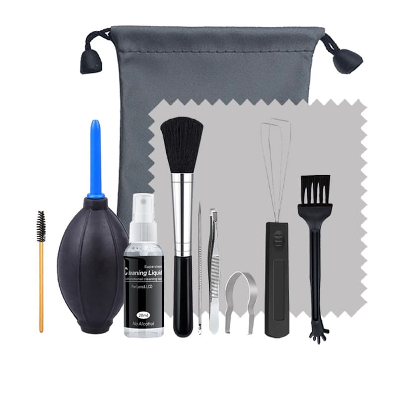 Mechanical Keyboard Cleaning Tool Keyboard Two-in-One Key Puller Shaft Puller Computer PC Notebook Cleaning Brush Cleaning Cloth
