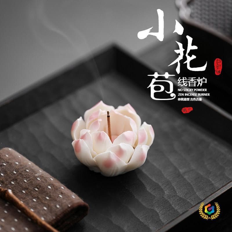 Lotus Incense Burner, Home Indoor Incense Stick Holder, Handmade Incense Base, Aromatherapy Burner, Tea Ceremony Incense Stand