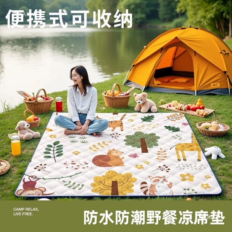 Cool mat summer new style machine washable mat, bed skirt summer camping cool mat waterproof cool mat