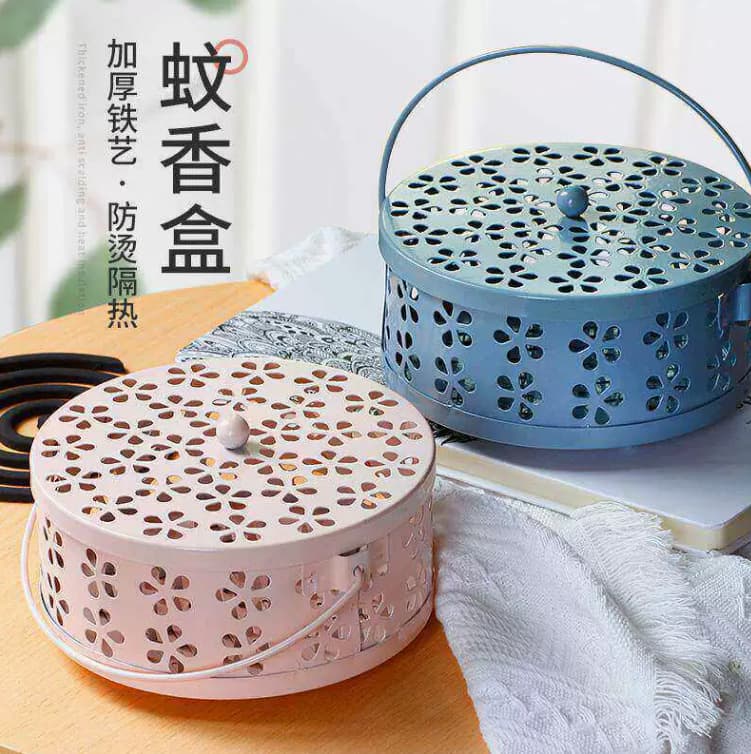 Creative Mosquito Coil Holder Stand for Indoor Outdoor Fireproof Aromatherapy Burner Large Mosquito Coil Tray Support