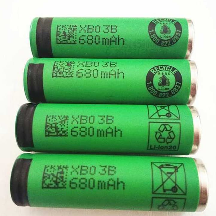 Brand New Sony 14500 Lithium Battery 3.7V 680mAh Rechargeable AA Size for Electric Toothbrush Mouse Flashlight