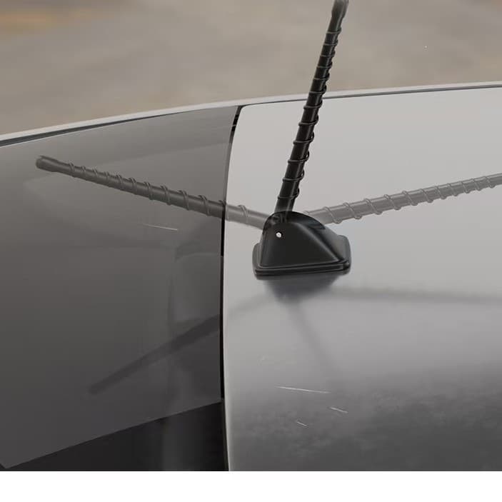 Factory Wholesale Car Modification Decorative Antenna Spiral Rod Universal Adhesive Roof Decorative Antenna