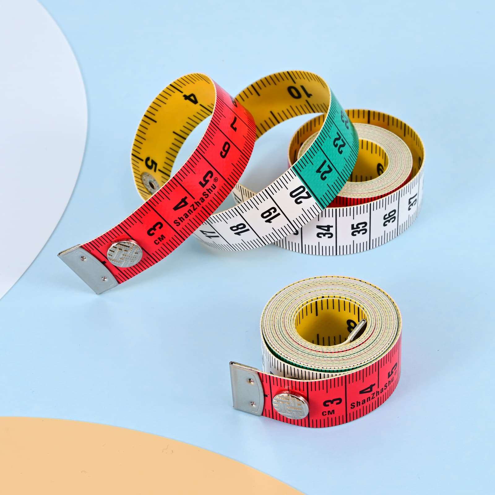 Factory wholesale German quality sewing rulers, cowhide soft rulers, new style leather measuring tapes, 3-meter leather tape measures, clothing measuring tapes.