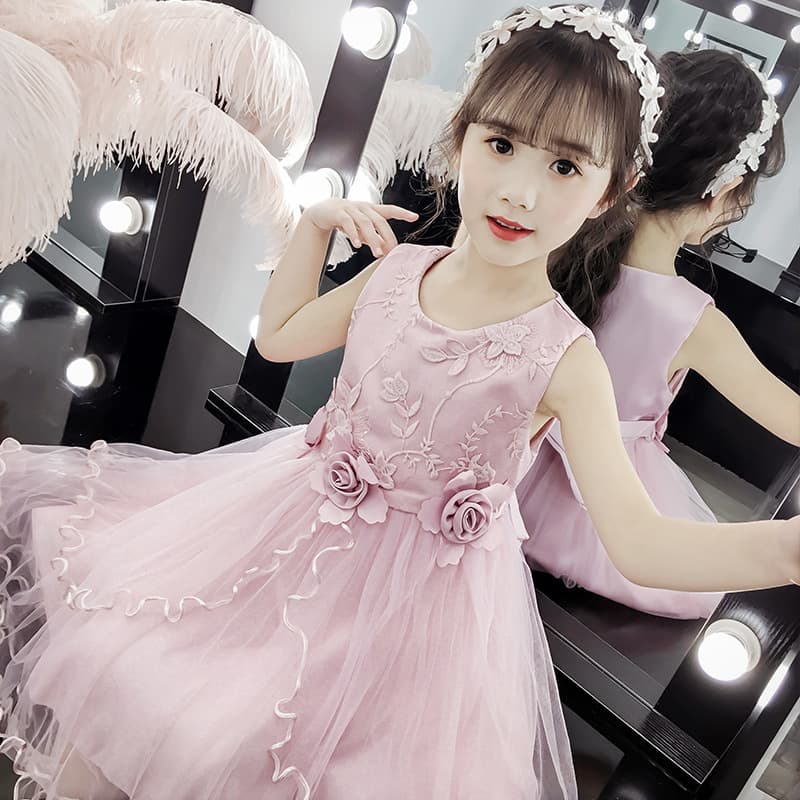 Girls' Summer Dress 2026 New Style Children's Clothing Little Girl Summer Dress Stylish and Fashionable Fairy Princess Dress