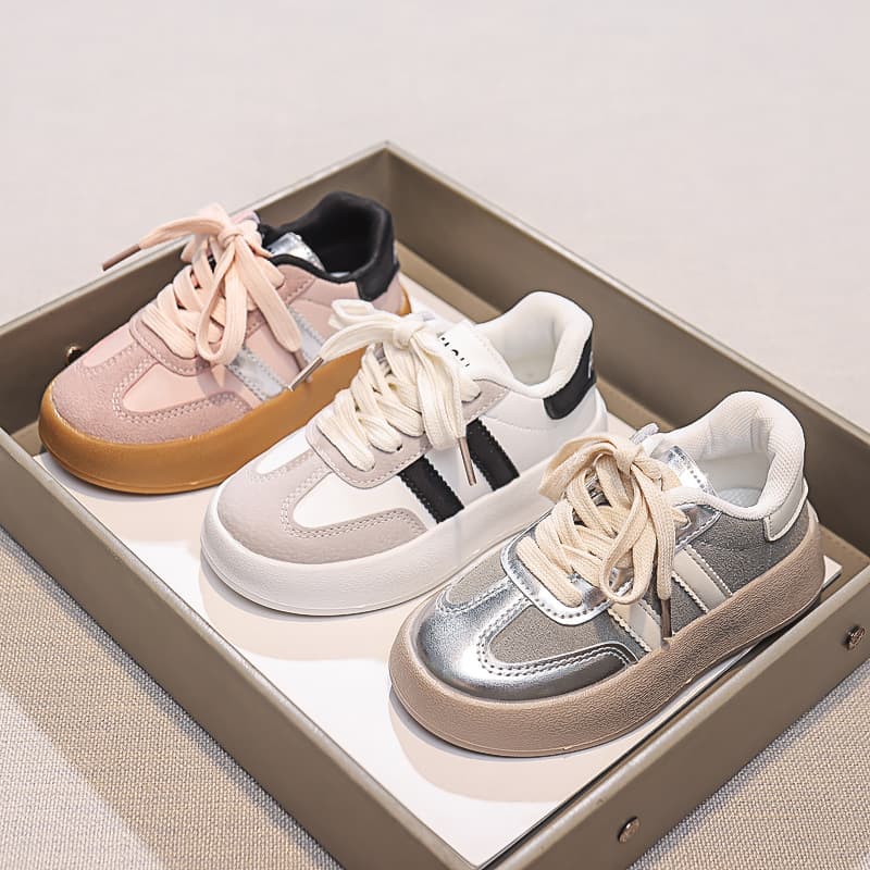 Girls' Shoes Spring Autumn 2026 New Fall Kids Shoes Girls German Training Shoes Street Style Big Kids Athletic Shoes