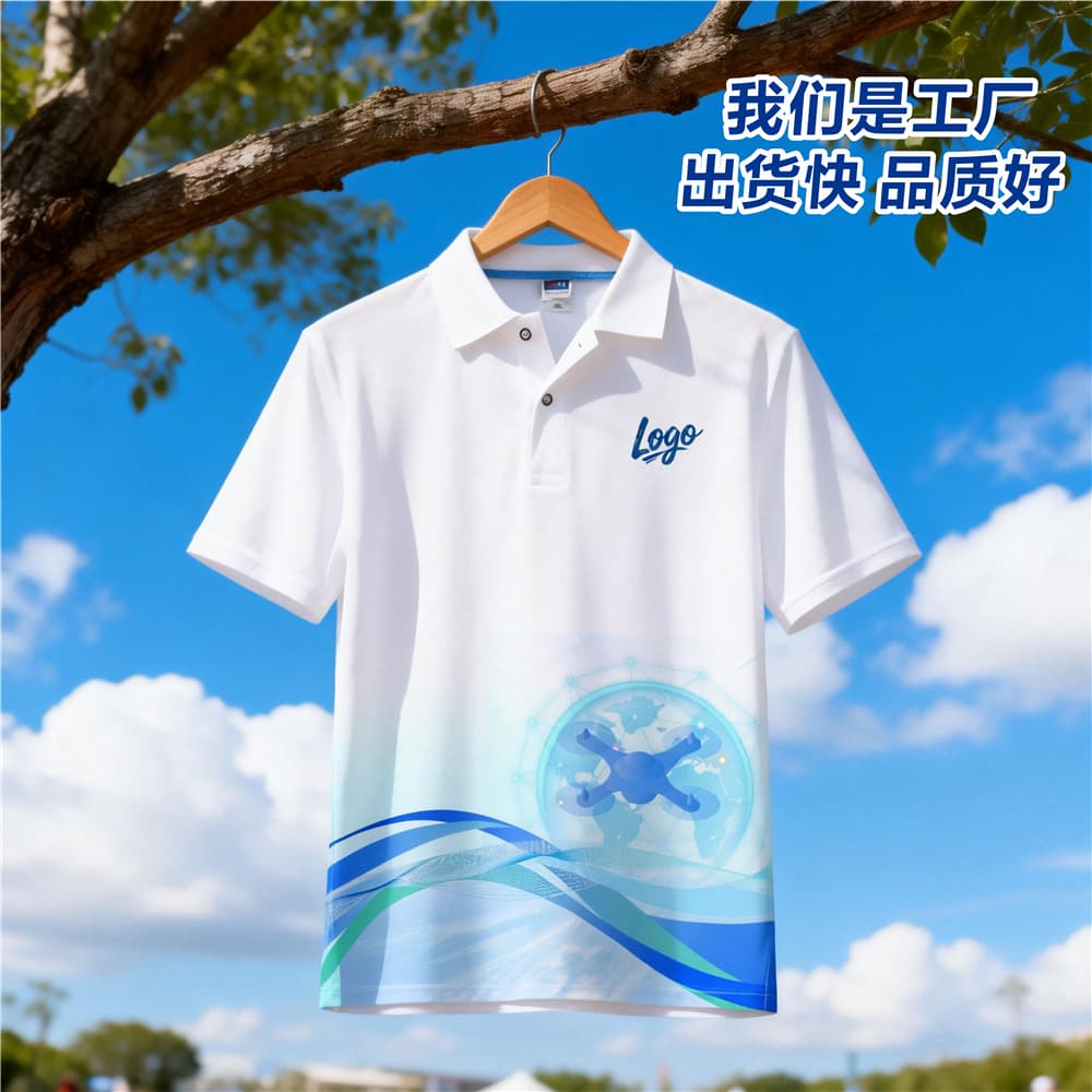 POLO shirt lapel T-shirt cultural shirt work clothes printed logo event team anniversary team building clothing