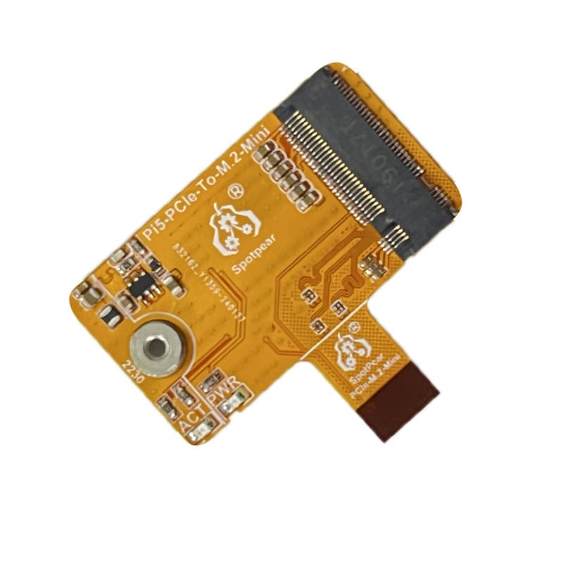 Raspberry Pi 5 PCIE to M.2 NVMe SSD Mini FPC Expansion Board Pi5 PCIe 2230