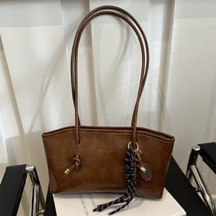 Premium Vintage Large Capacity Handbag for Women 2025 New Summer Commuter Shoulder Bag Tote