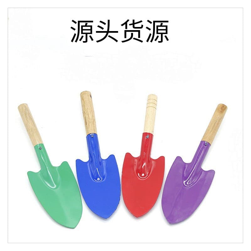 Wooden Handle Flower Shovel Small Trowel Children's Toy Beach Digging Tool Gardening Tool Budget-Friendly Product