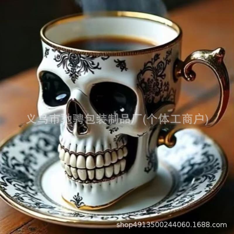 Cross-border Amazon Creative New Halloween Gift Skull Cup Halloween Creative Gift Festive Atmosphere Decoration