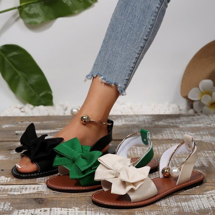 2025 Summer New Export Cross-Border Large Size Flat Sandals for Women 36-43, Bulk Procurement for Amazon TEMU Dropshipping