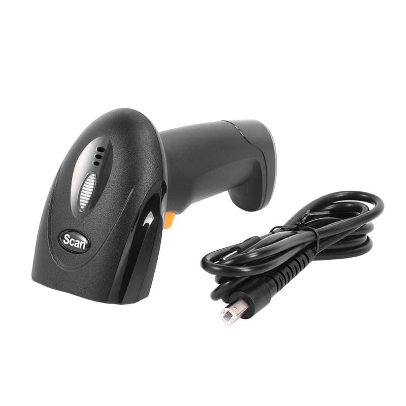 1D/2D Barcode Scanner Wireless 2.4G Barcode Reader with Barcode Scanner Stand