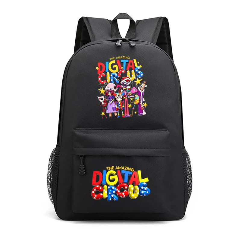 Anime Cartoon The Amazing Digital Circus Print Trendy Backpack Cross-Border Large Capacity Student Casual School Bag