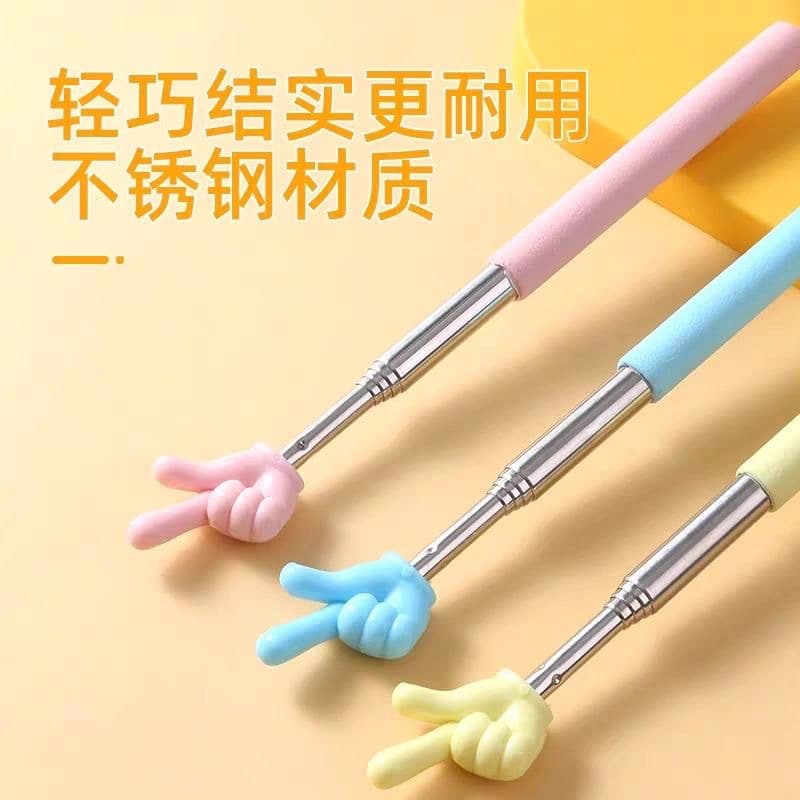 Teaching Pointer for Children Reading, Blackboard Finger Pointer Stick Teaching Aid, Telescopic for Teachers