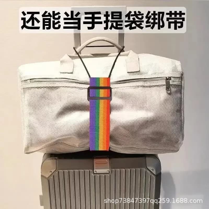 [TikTok Hot Item] Suitcase Connection Rope Packing Belt, Travel Bag Fixation Hanging Strap, Elastic Luggage Rope Tie-Down