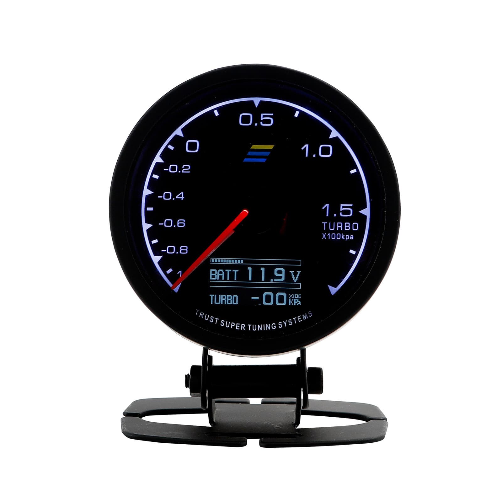 GREDDi Pointer with LCD Gauge Water Temperature Oil Pressure Oil Temperature Voltage Tachometer Car Modification Gauge Wholesale