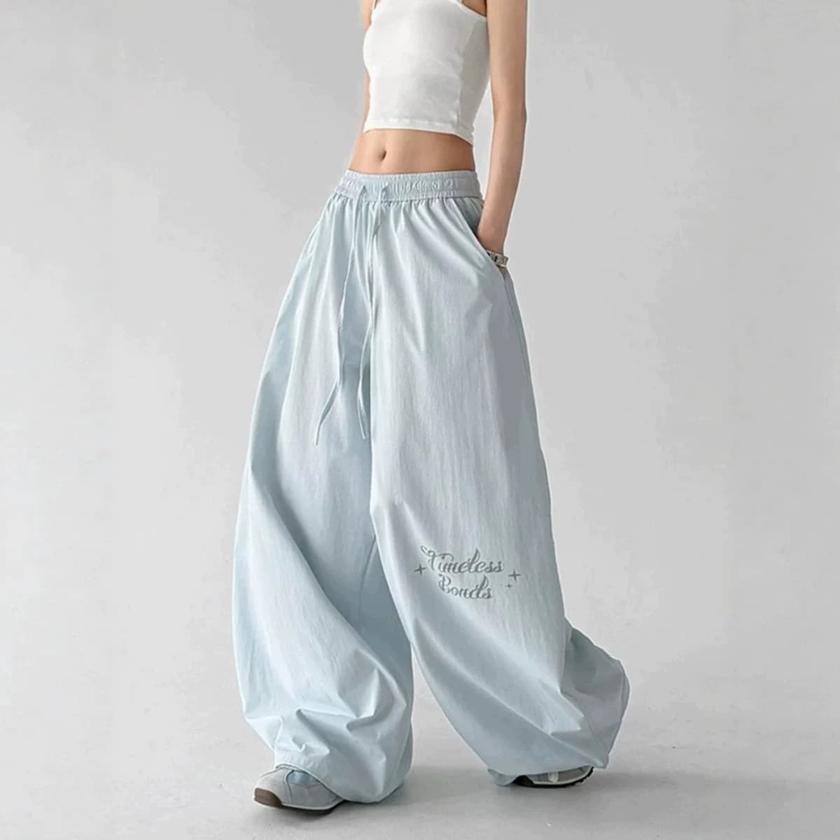 Super Nice Cargo Pants for Women, 2026 Summer New Style Sun-Protection Wide Leg Pants Loose Slimming Paratrooper Casual Pants