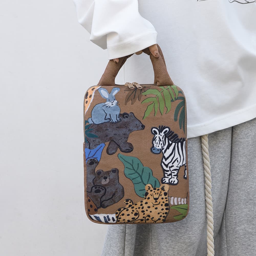 Laptop Bag Fashionable Briefcase for Women 14-inch Apple MacBook Laptop Bag 11-inch iPad Tablet Bag