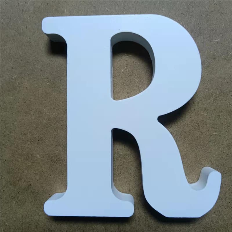 Wooden English Letter Hanging Ornament Wooden Craft English Letter Advertising Number Name Decoration