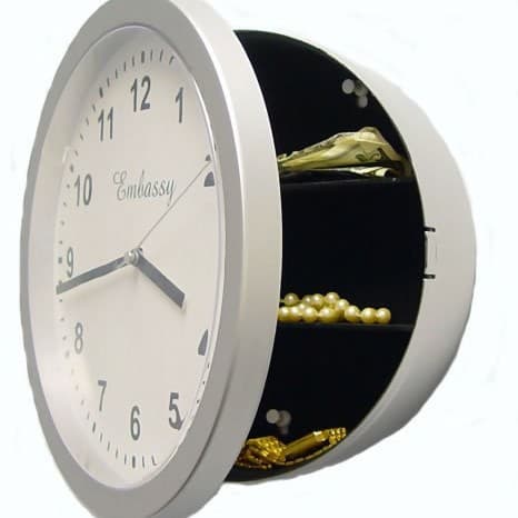 Hidden Money Clock Transfer Safe Storage Box Wall Clock Storage Box Tibetan Medicine Jewelry Necklace
