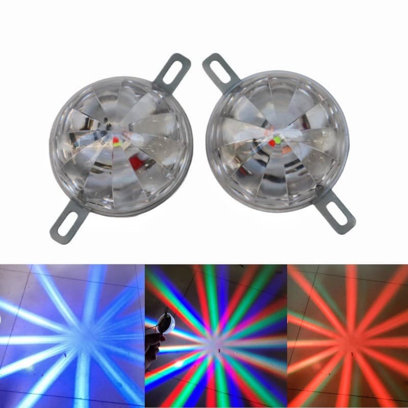 Large truck chassis light, floor light, LED colorful flashing light, decorative light, tail light, 12V 24V universal modified light