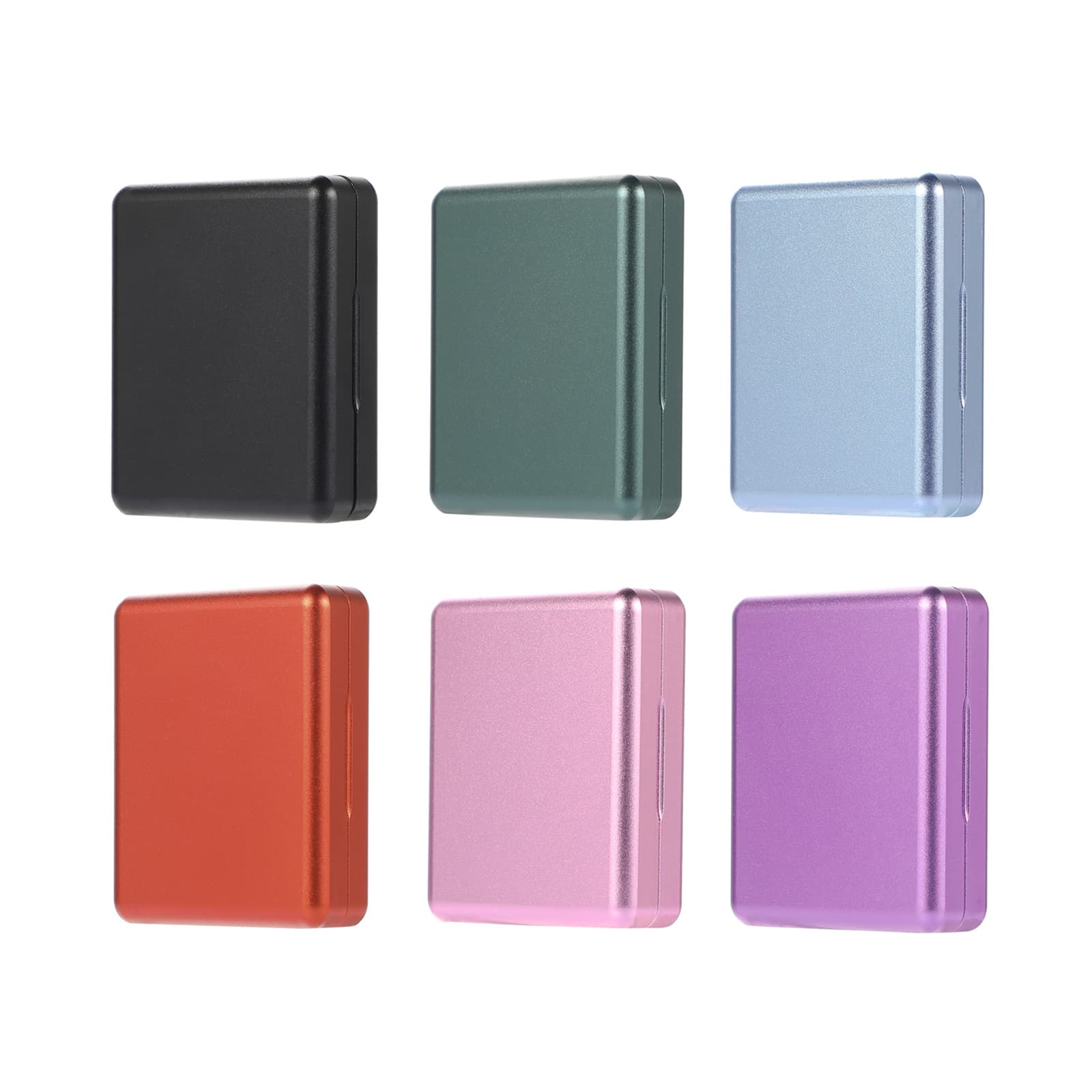 Aluminum Alloy Moisture-Proof Magnetic Closure Cigarette Case, 10-Pack, Compatible with IQOS ILUMA One Prime, Modern Minimalist Style