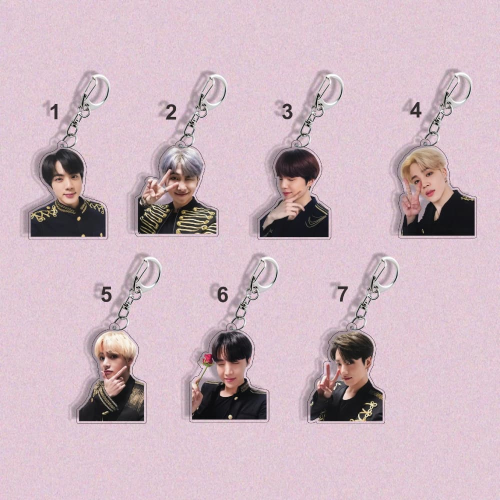 ARMY peripherals BTS V Min Yoongi Park Jimin Jungkook Kim Taehyung keychain pendant 1712