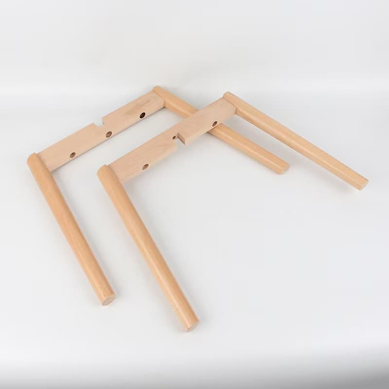 Modern minimalist dining chair legs, home chair frame, bedroom desk legs, furniture accessories, solid wood frame, Eames