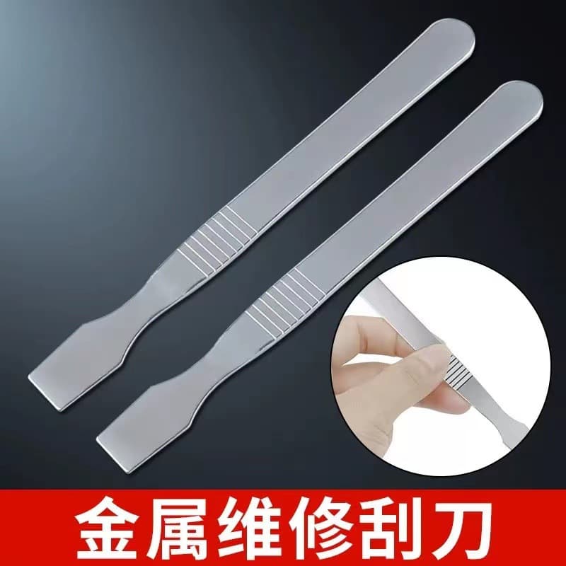 Stainless Steel Solder Scraper Putty Removal Oil Putty Shovel Solder Paste Solder Paste Mixing Tool Set Phone Disassembly Factory Supply