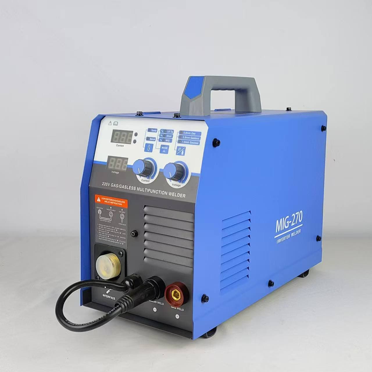 Custom Multi-function MIG Welder 4-in-1, MAG Home 3-in-1 Gasless MIG Welder