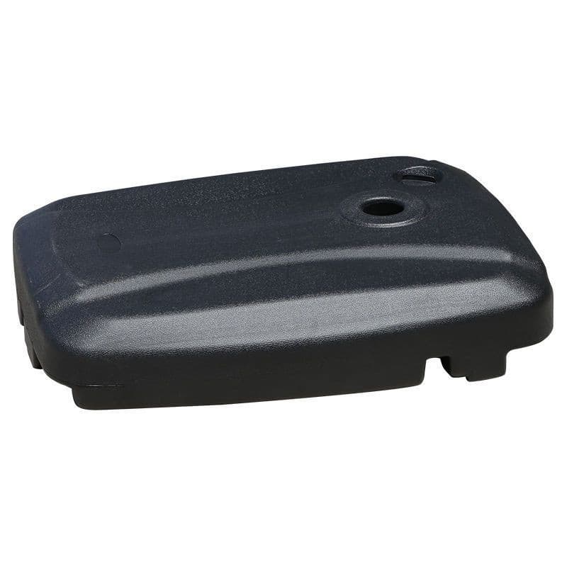 *v Outdoor Patio Umbrella Square/Round Water Tank Base Banana Umbrella Center Pole Water-Fillable Sand Base Umbrella Stand Plastic