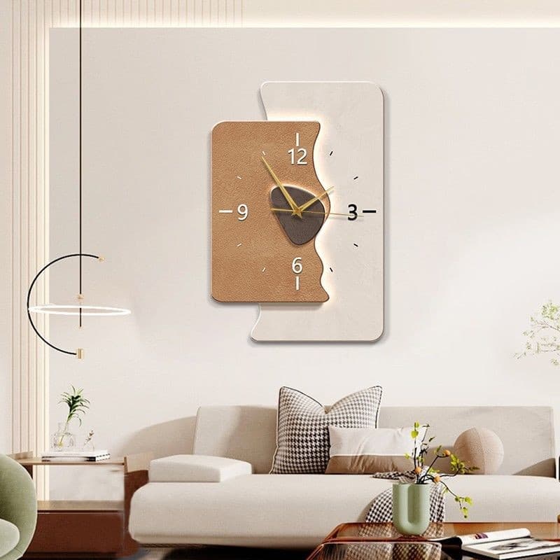 Home Study Bedroom Decorative Desktop Ornament Home Decor Simple Decoration Wall Clock