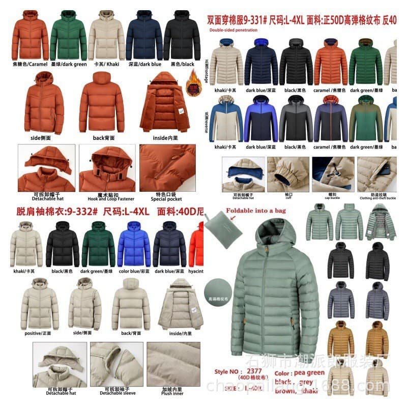 Winter Jacket Ribbed Cotton Coat Mid-Length Fleece-Lined Thickened Cotton Jacket Winter Jacket Hooded Cotton Coat