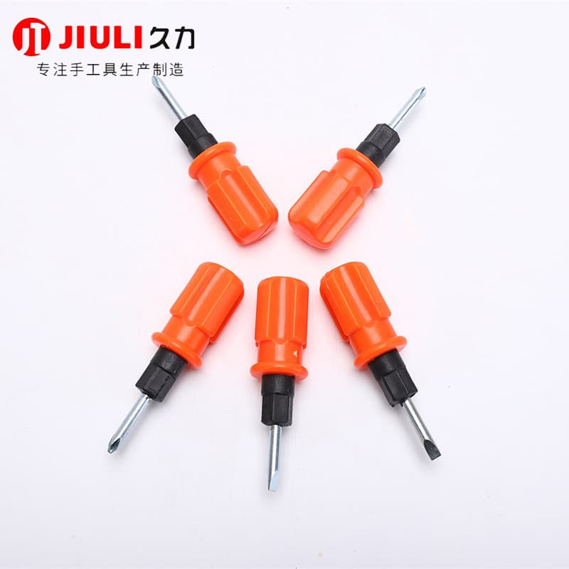 Fender screwdriver carrot head cross-shaped two-head screwdriver mini small screwdriver factory direct supply wholesale