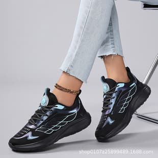 Four-Season Women's Shoes, Soft Sole Lightweight Versatile Bestseller Breathable Sports Shoes, Outdoor Running Shoes, Dad Shoes, Women's Sports Shoes