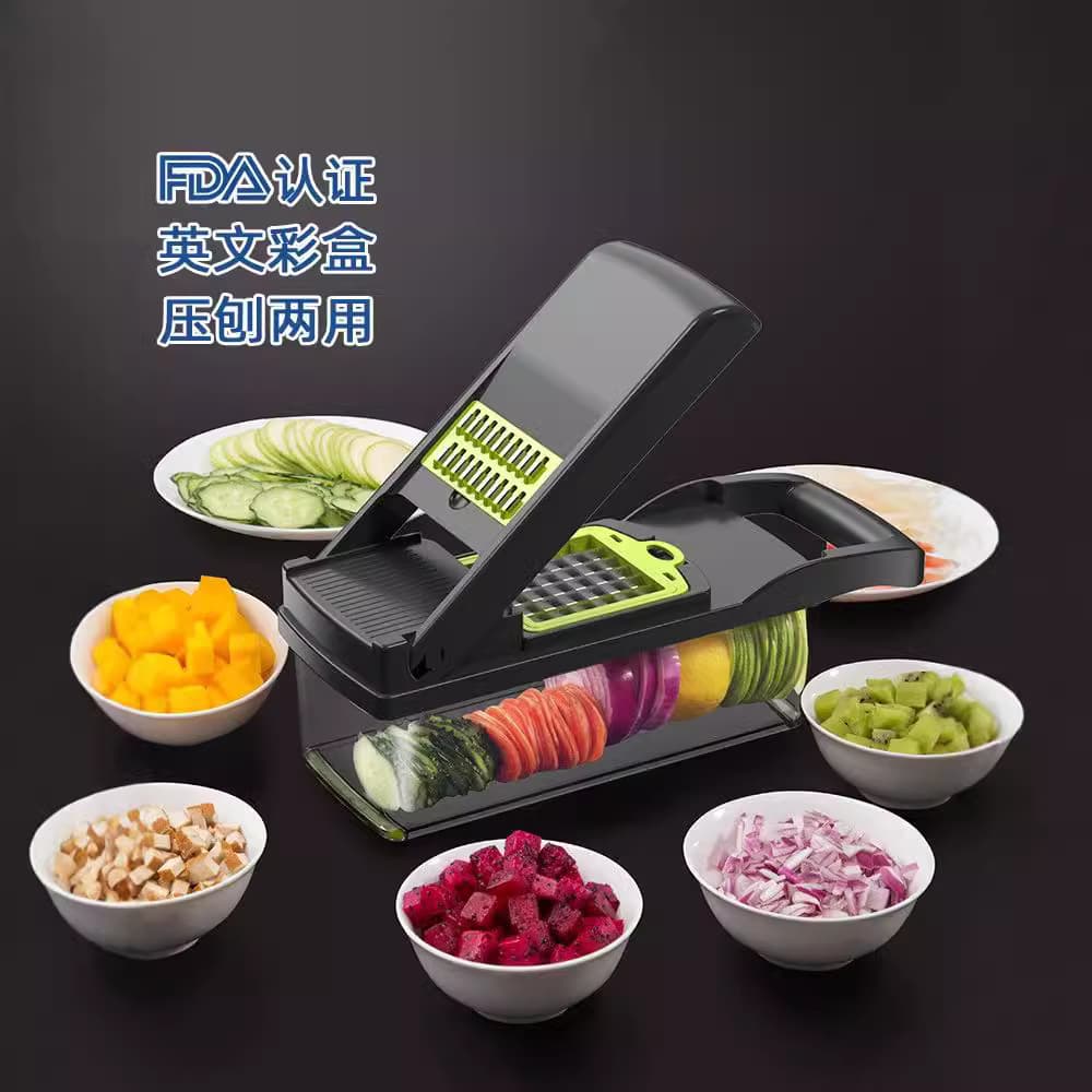 Amazon Cross-Border E-Commerce Multi-Function Vegetable Chopper Dicer Potato Grater Slicer Kitchen Tool Gift