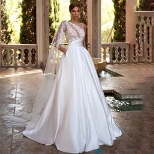 Wedding Dress 2026 New Simple Elegant Main Wedding Dress Train Fashion Dress for Amazon and AliExpress Export