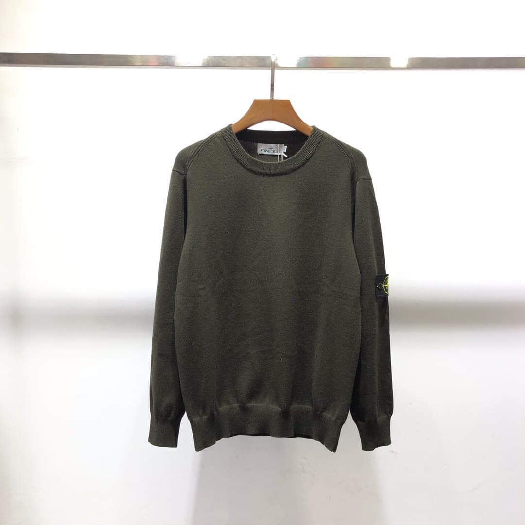 Cross-border Stone Cashmere Blend Round Neck Pullover Knit Sweater, Wholesale Price Even for One Piece