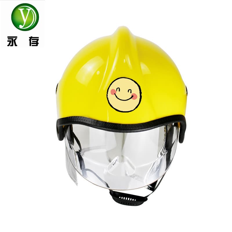 Fire Certified European Helmet FTK-Q/A Full Face Flame Retardant Safety Helmet for Fire Commanders and Rescue Operations