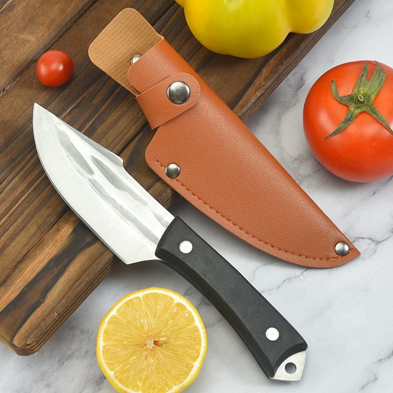 Wholesale Portable Meat Knife with Sheath, Multi-use Stainless Steel Sharp Knife for Outdoor Camping