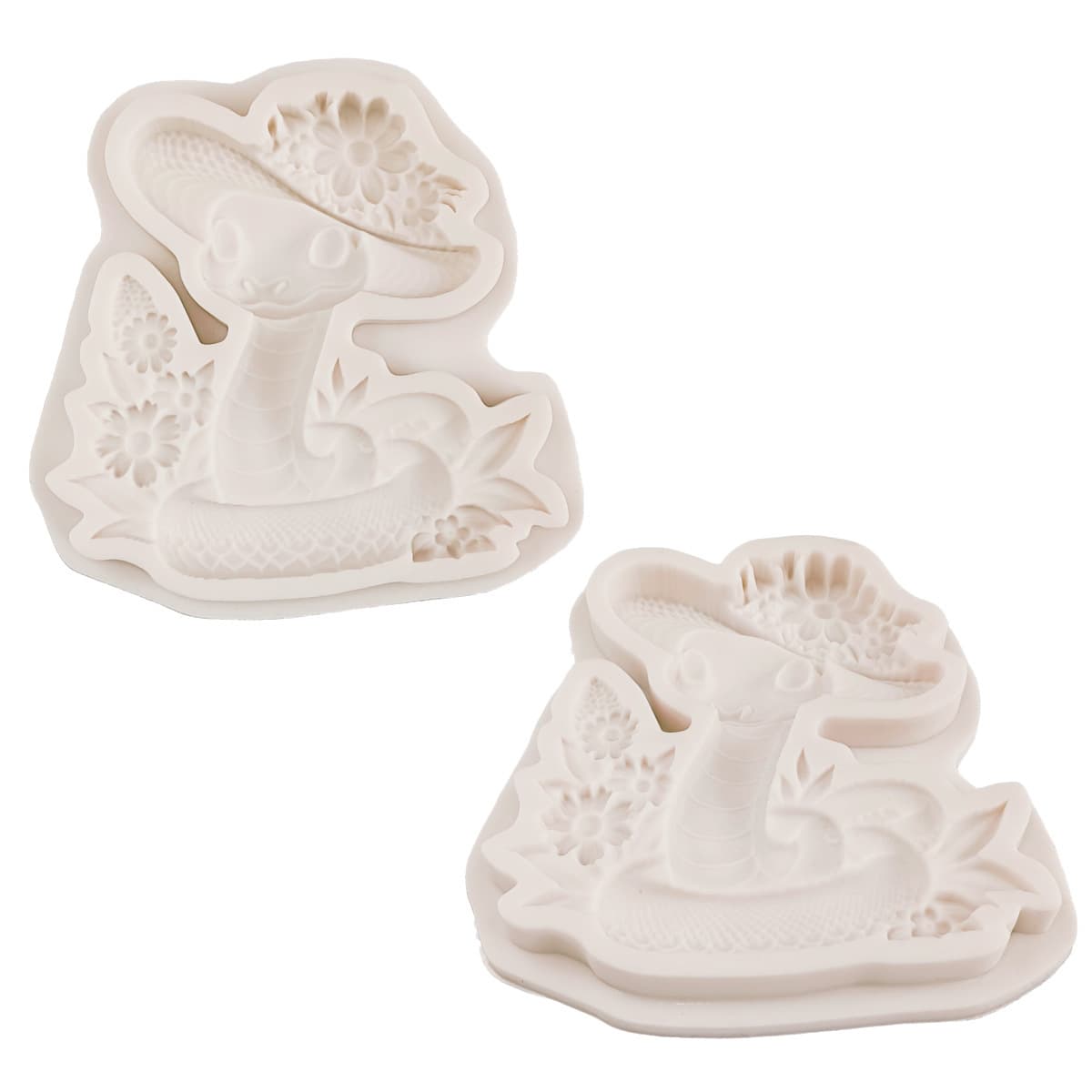 New arrival! Cute snake-themed silicone fondant mold for cake decoration, baking, DIY aromatherapy, and plaster mold. In stock.